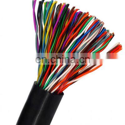 Black multi-core 50 pairs outdoor telephone cable multipair exterior cable