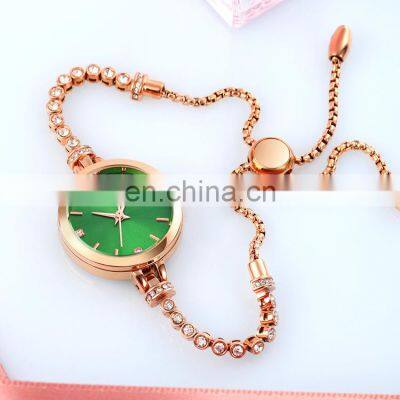 Fashion Skmei Elegant 1854 Rose Gold Lady Diamond Brilliant Bracelet Watch photo-3