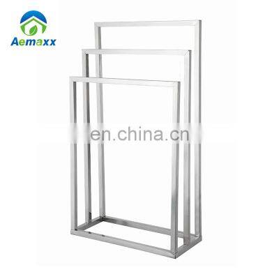 Superior Quality Stainless Steel Ladder Bathroom Stand Towel Rack photo-3