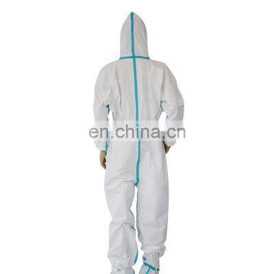 Isolation Chemical Medical Protective Disposable Hooded Coverall photo-2