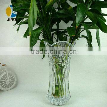 clear glass vase