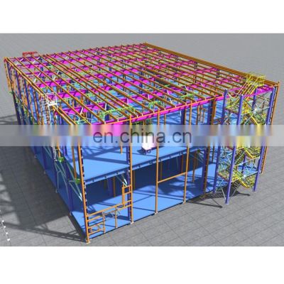 Durable steel structure frame multi floor office buildings