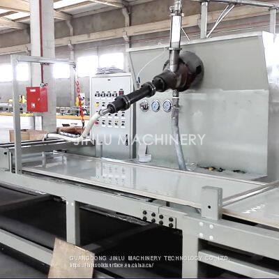 JINLU JINLU solid surface stone machine semi-automatic Corian acrylic solid surface stone slab making machine Hanex solid surface stone vacuum machine