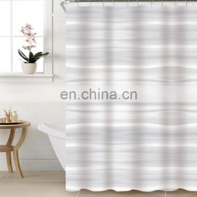 Modern waterproof shower curtain bathroom custom peva shower curtain