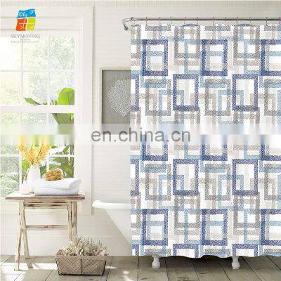 Manufacturer supply newest design waterproof peva shower curtain