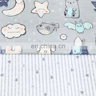 Cartoon Star Rabbit Cloth Fabric Cotton Bed Sheet Fabric Quilt Cover Twill Fabricc photo-5