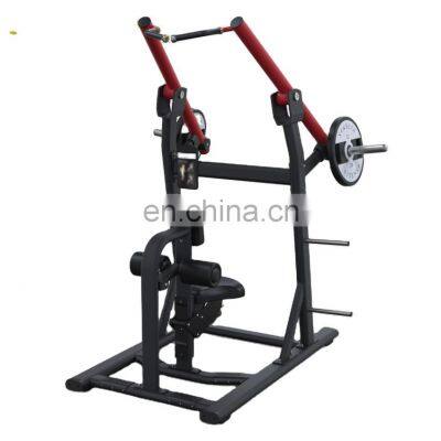 Cheaper Heavy China Dezhou Best Quality MND Fitness Gym Plate Loaded Iso-lateral Front Lat Pulldown Machine Fitness Club Sport Goods