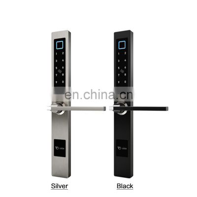 Digital Smart Door Lock WiFi APP Fingerprint Card Password Key Home Security Lock for Interior/ Room Door Security Door