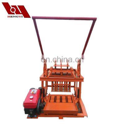 diesel engine compressed earth dirt block machine for sale