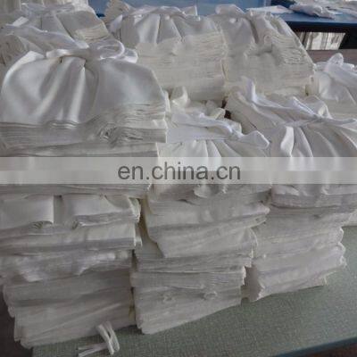 White Mini Plastic Dots Palm Fashion Parade Style Cotton Hand Gloves photo-2