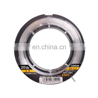 YGK DFC Super Strong 70M 100M Transparent  Fluorocarbon Fishing Line Japanese Original Line