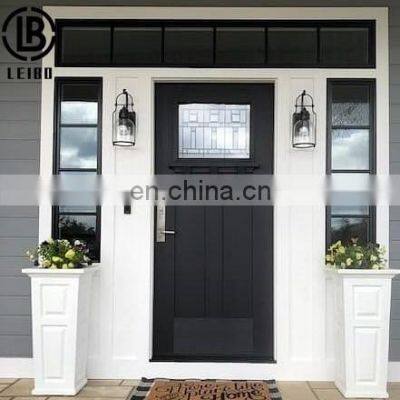 Household safety fashion sound insulation door