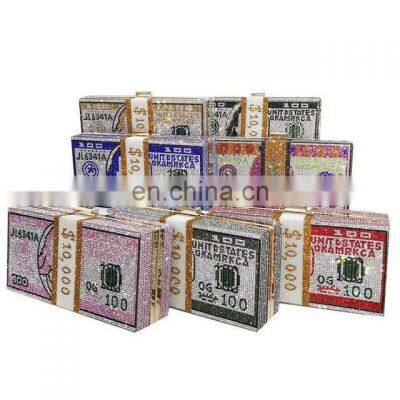 Bling Diamond Money Bag Purse With Headband photo-5