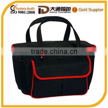 hot selling traveling style eco friendly promotional polyester insulated cooler bag