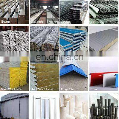 Prefabricated Steel Building Design With Drawings for Warehouse and Workshop Hangar