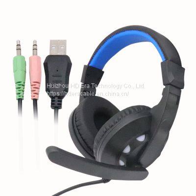 Gaming Headset Headband Earphone Surround Stereo Headphone With Mic Headphones HD812