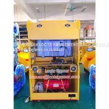Guangdong Zhongshan Tai Le Amusement Children's Indoor and Outdoor Video Games Coin-operated Self-help Sports Class Crazy Rowing Stimulation Swing Racing Simulation Crazy Out of the Lottery photo-4