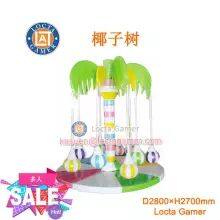 Guangdong Zhongshan Taile Amusement Children's Game Carnival Amusement Equipment Indoor Naughty Castle Inflatable Castle Rotating Climbing Electric Lifting Coconut Tree (LT-KL07)