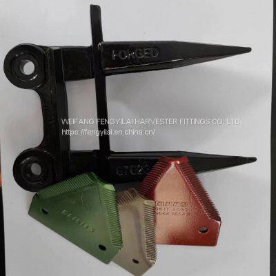 Combine Harvester Replaced Spare Parts High Quality Knife Section 65Mn Steel Pressing Teeth photo-5