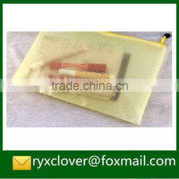 A4 Size Coloerful Pvc Zipper Gridding Document Bag photo-4