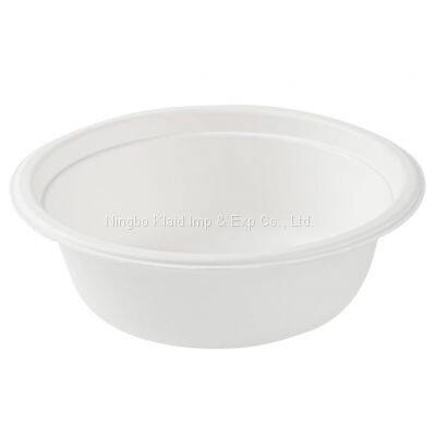 24oz 100% Biodegradable Compostable Disposable Bagasse Sugarcane Round Bowl (400/CS)