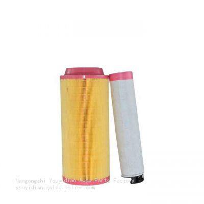 truck air filter for AF26391 and AF26392 suitable for Mitsubishi Nissan Ferrari