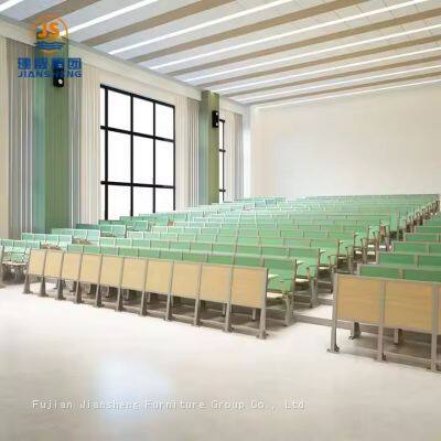 JS Group Wooden Lecture Room Chairs With Tables School Furniture Plywood Material photo-4