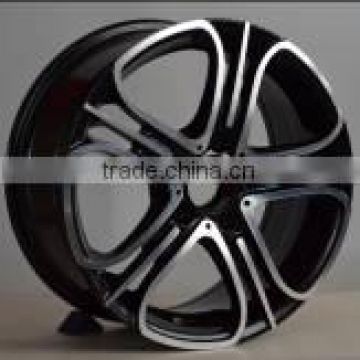 auto rims 5x112 matte black new treatment 16 inch car wheels fit for Germany car in wheel factory