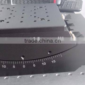 micrometer positioning stage, positioning stage, micrometer slide/+/- 15 degree