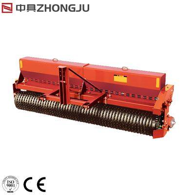 Wheel skid loader to seeder, tracked shovel, seeder, simple operation