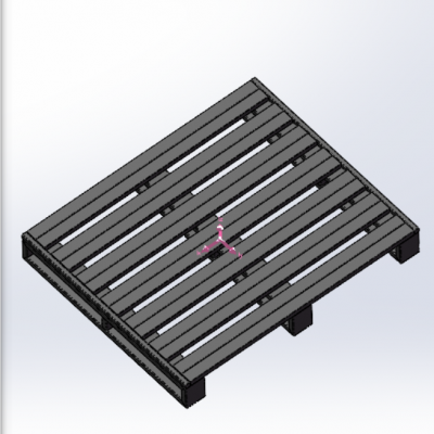 Heavy-Duty super load ability 4000 kg Anti-Rust Steel Pallet
