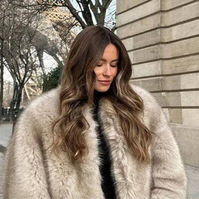 2025 Autumn Winter Fashionable Faux Fur Coat With Lapel Collar for Women – Wholesale Manufacturer photo-4