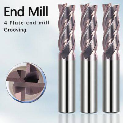 End Milling Cutter Two Flutes 3.175-10mm Carbide End Mill CNC Milling Cutters Tungsten Carbide Milling Cutters for CNC