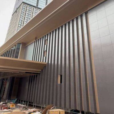 obaid наружная фторуглеродная алюминиевая панель для занавесных стен, наружная алюминиевая однопанельная стена толщиной 2,5 мм под заказ и комплексный строительный сервис