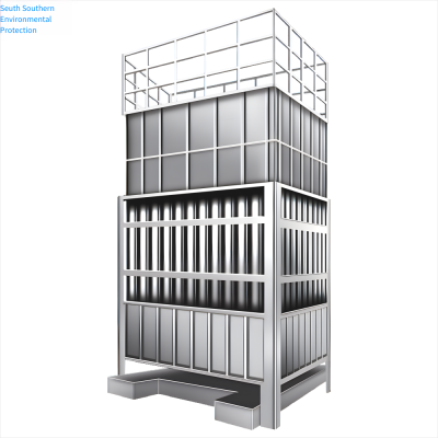 Black and White Smoke Treatment Tower for Kilns and Boilers, Dust Desulfurization and Dust Removal Waste Gas Treatment, Industrial Waste Gas and Oil Fume Purifier photo-5