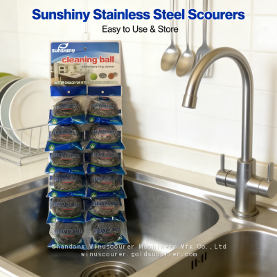 Industrial Steel Scourer Ball Heavy Duty Cleaning Ball