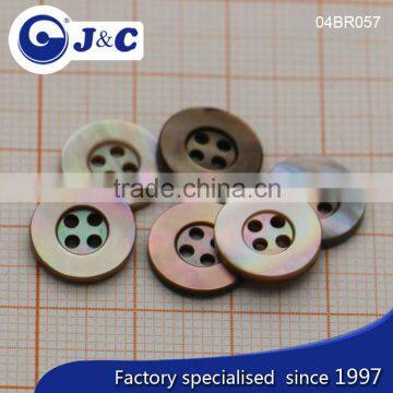 J&C Brown MOP Shell Buttons,pearl Shell Buttons for Fashion Shirt.BR054, BR057 photo-3