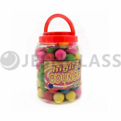 Hot Sale High Bouncy Ball Children's Toy Rubber Balls PET Bottle Package photo-3