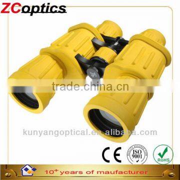 cheap price 7x50 German Classical yellow rubber green coated for military with boat binoculars