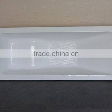 Xuancheng drop in bathtub manufacturer solid surface thick fiberglass soaking bathtub