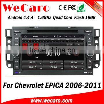 Wecaro WC-CU7011 Android 4.4.4 car dvd player quad core for chevrolet epica car radio gps stereo GPS 2006-2011