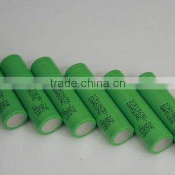 rechargeable original samsung 2200mah ICR 18650 lithium ion battery 3.6v