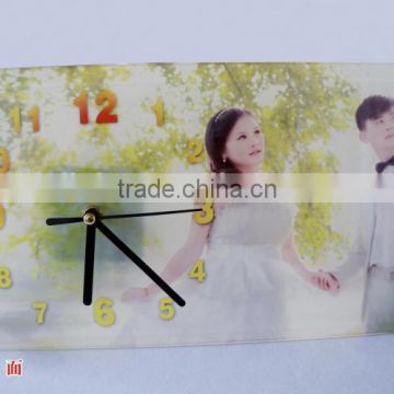 custom Rectangular crystal photo frame for sublimation printing