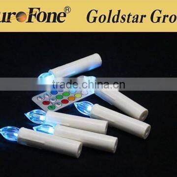 Led moving flameless candle christmas tree led candle light with clip