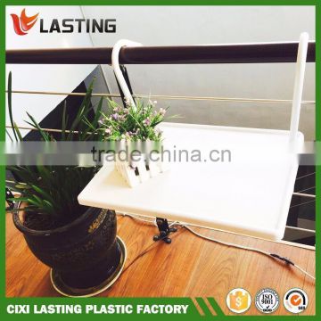 Plastic Useful Folding Balcony Railing Table