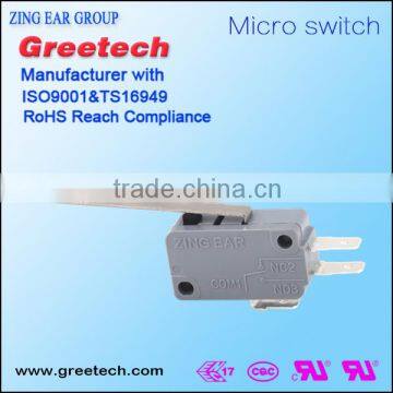 3pins Miniature Mini Type Microswitch Snap Action Microswitch 5a 250v Ac Joystick Micro Switch photo-2