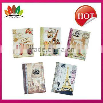 Notebook with brooch art