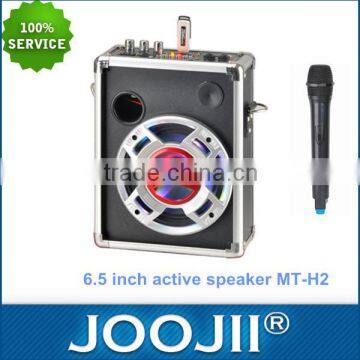 Durable Quality 6.5 Inch Active Speaker with Microphone