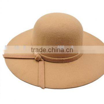 Wholesale Fashion Ladies Women Wide Brim Floppy Wool Felt Hat Quality Choice photo-6