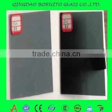 Hot sale 2-12mm transparent grey colored glass china manufacture price